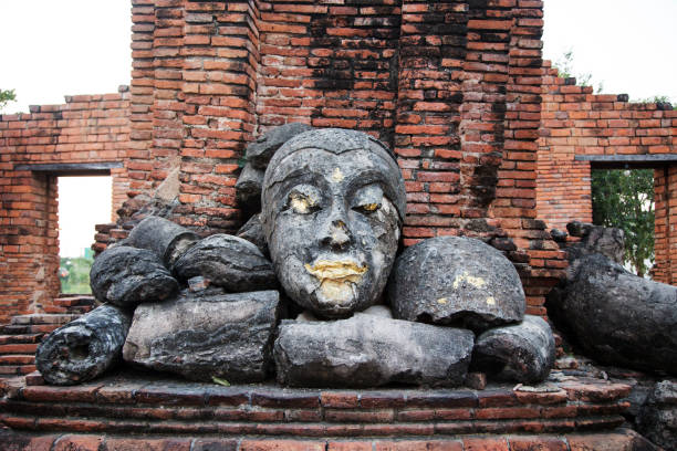 istock old buddha sculpture in history castle 1194045581