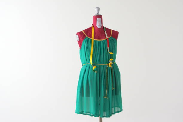 istock Mannequin or dressmakers dummy on white background 1194045606