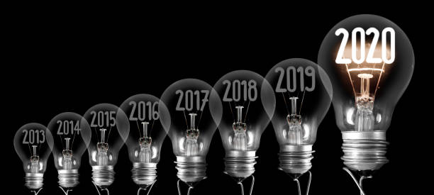 istock Light Bulbs with New Year 2020 1194048866