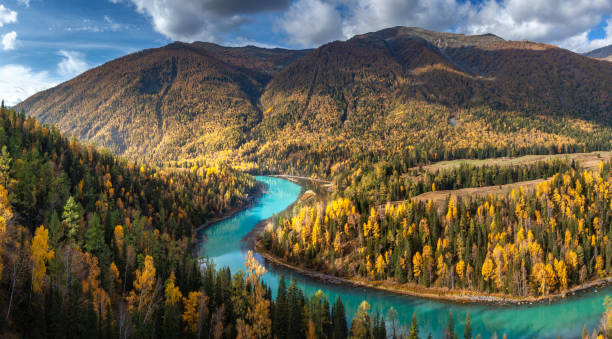 istock Kanas, Xinjiang, China, Autumn 1194054979