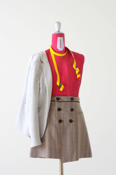 istock Mannequin or dressmakers dummy on white background. 1194057189