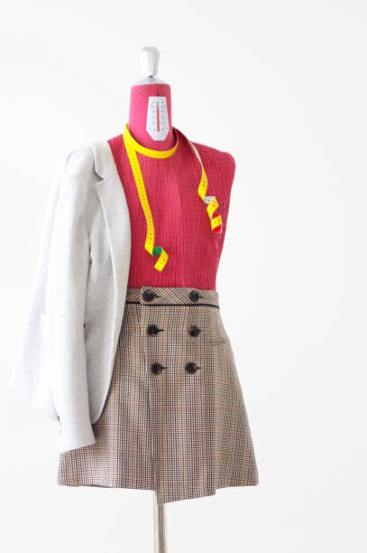istock Mannequin or dressmakers dummy on white background. 1194057190