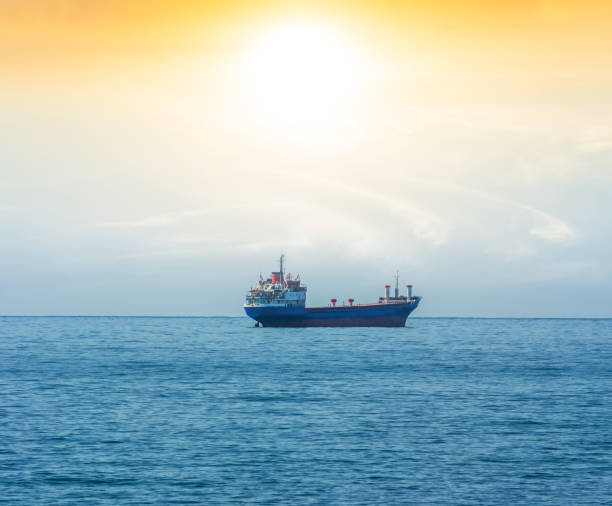 istock cabotage ship in a sea at the sunset 1194059993