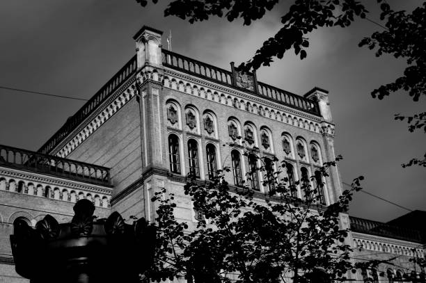 Beautiful architecture in the Latvia, Baltic states.