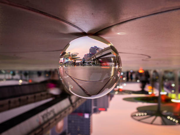 bts skytrain glass ball