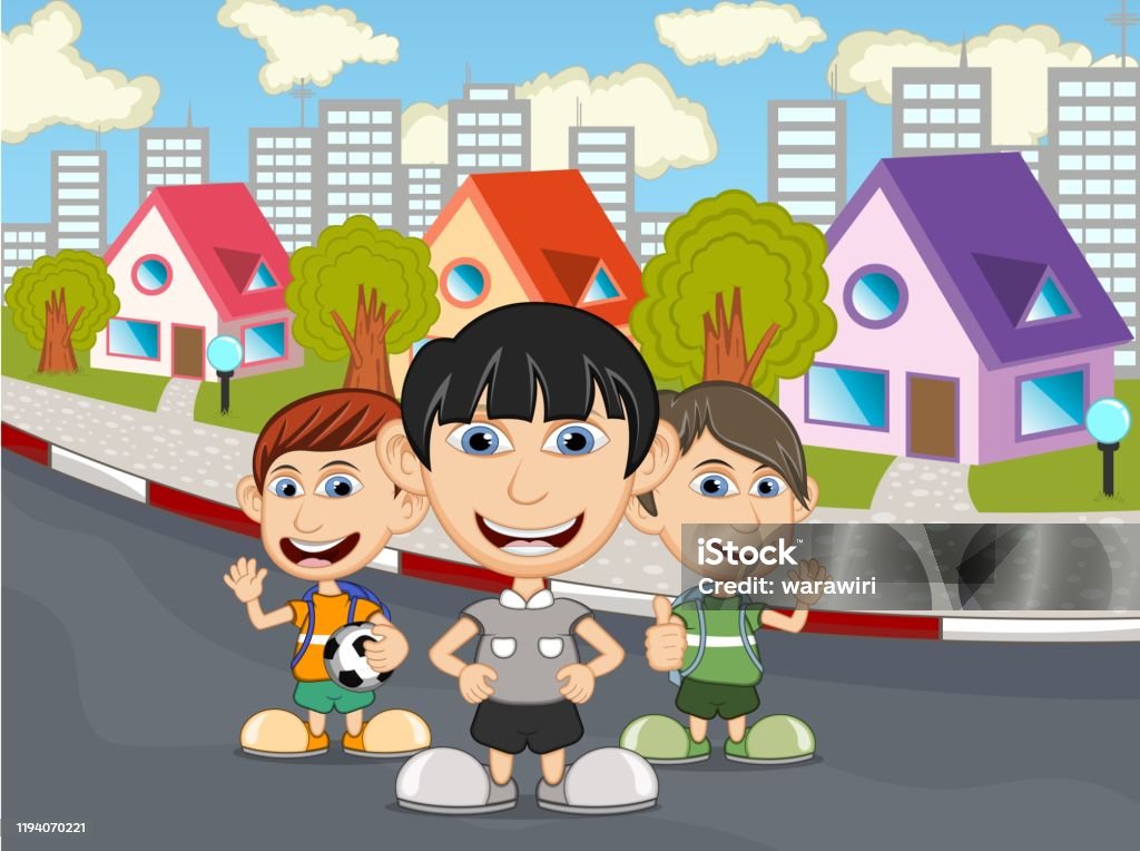 Ilustración de Niños Jugando En La Ilustración Vectorial De Dibujos Animados De La Calle y más Vectores Libres de Derechos de Actividades recreativas - iStock Ilustración de Niños Jugando En La Ilustración Vectorial De Dibujos Animados De La Calle y más Vectores Libres de Derechos de Actividades recreativas - iStock