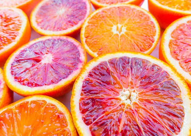 istock Background made of oranges 1194070500