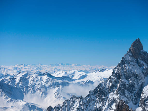 istock Mont Blanc snowy mountain peak 1194071727