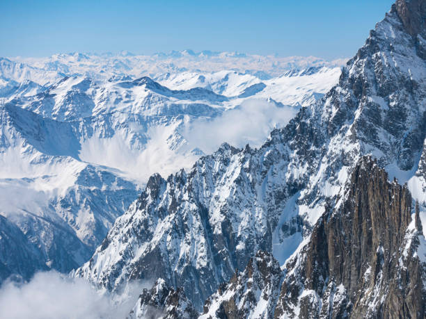istock Mont Blanc snowy mountain peak 1194071744