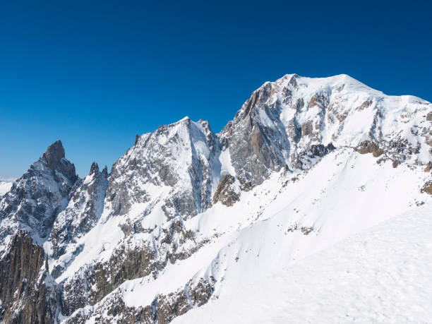 istock Mont Blanc snowy mountain peak 1194071775