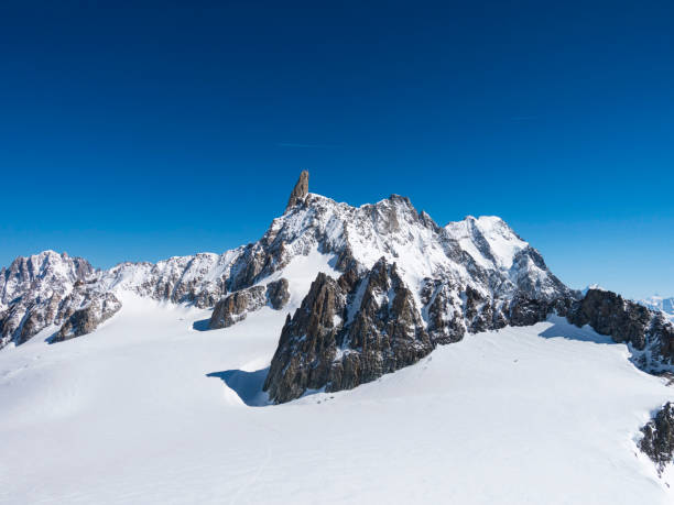 istock Mont Blanc snowy mountain peak 1194071787