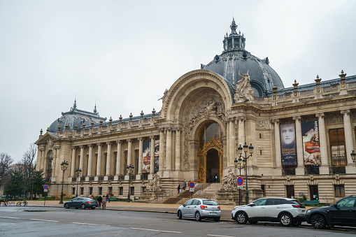 Paris, France - 20.01.2019: The famous Petit Palais museum in Paris. Culture.