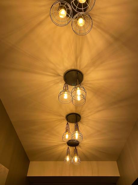 istock designer lamps on the ceiling 1194072958