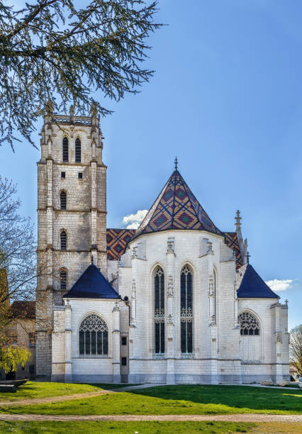 monastero reale di brou, bourg-en-bresse, francia - bresse foto e immagini stock