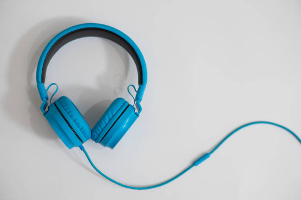 istock headphones on a white background 1194074249