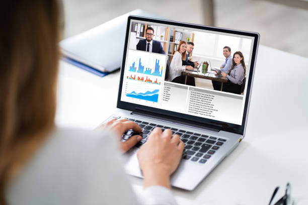 istock Businesswoman Using Laptop At Desk 1194076988