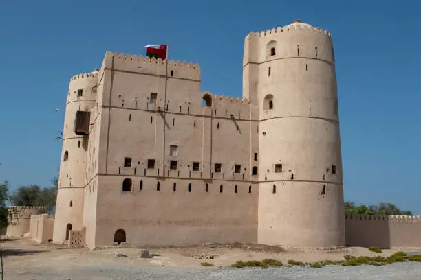 Exterior of the castle in Barka, Oman - Middle East