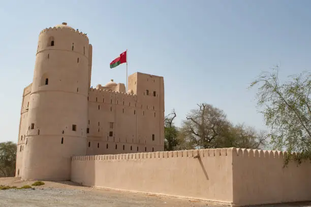 Exterior of the castle in Barka, Oman - Middle East