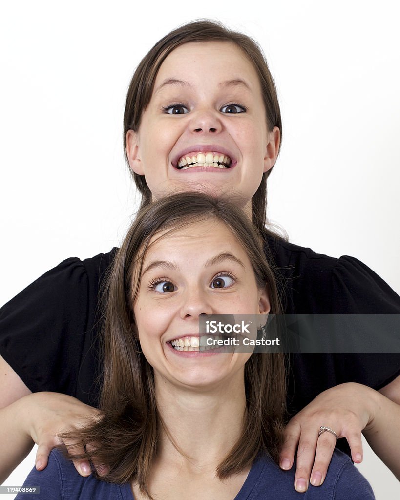 자매 서로 함께 - 로열티 프리 놀이 스톡 사진