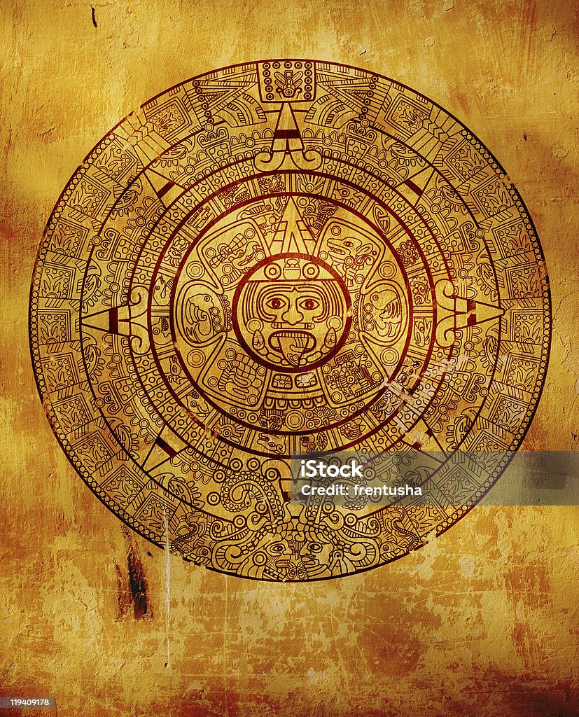 Calendrier Maya - Photo de Calendrier libre de droits