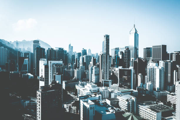 istock View over Victoria Harbour in Hong Kong, China 1194094452