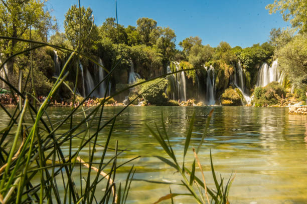 istock Krka Waterfalls in Croatia Greenery 1194098041