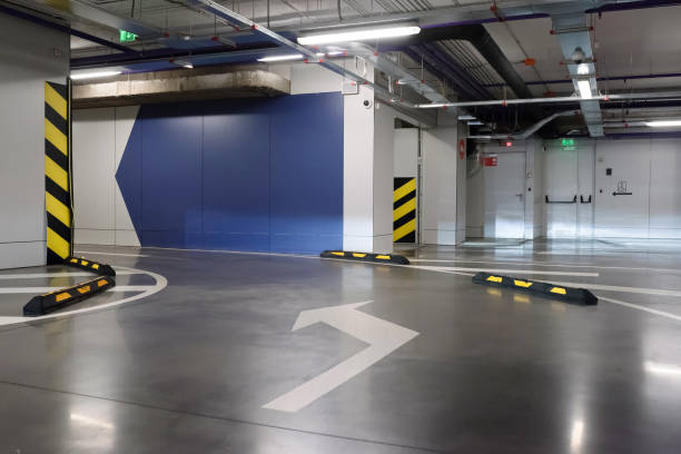 istock Underground parking/garage. interior of parking 1194100737