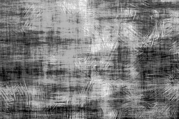 istock Texture of black and white lines, scratches, dots, noise, grain 1194101251