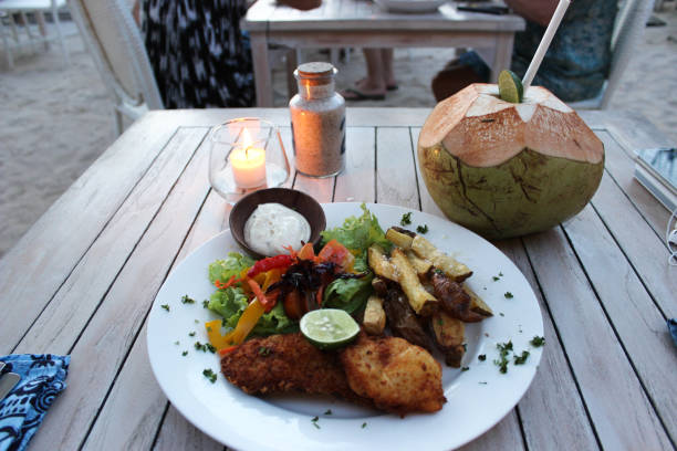 istock Food and coconut at Bali 1194105472