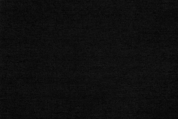 istock Dark black white linen canvas. The background image, texture. 1194105690