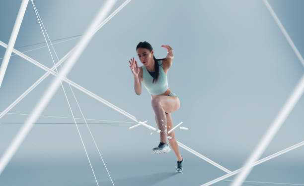 istock Athlete woman. 1194107742