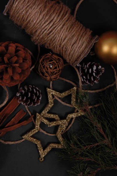 istock Cookies and decorative objects of Christmas. 1194112794
