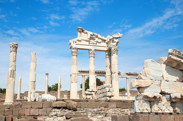 istock Trajan temple in Pergamon Turkey 119411337