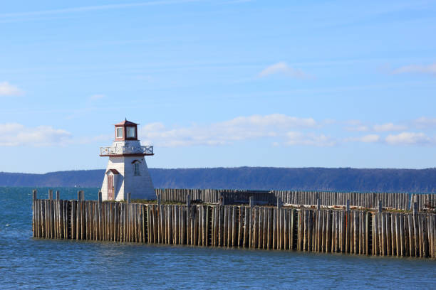 istock Lighthouse at Beliveaus Cove, Nova Scotia, Canada 1194115246