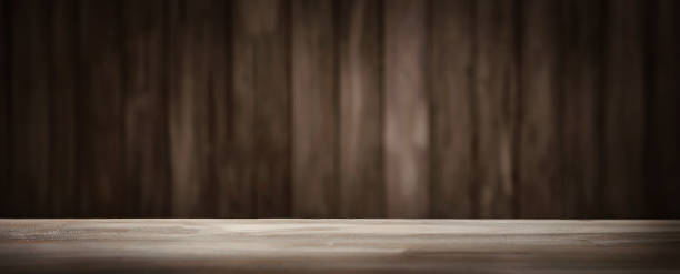 istock Brown wooden background with old painted boards 1194122249