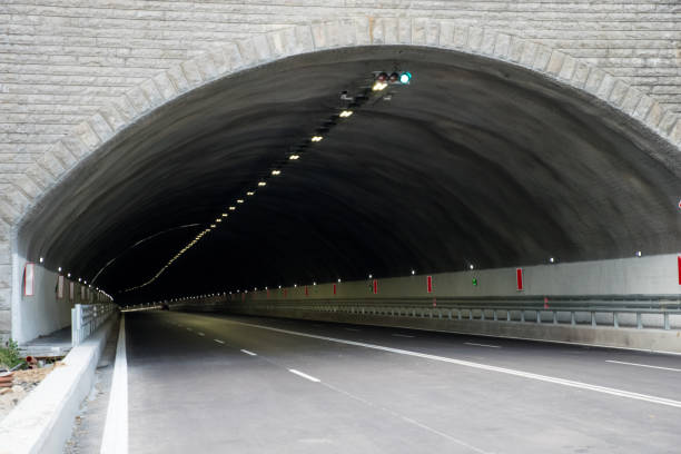 istock Tunnel for vehicular transport. 1194122874
