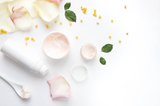 istock face cream, make-up and sculpt rose sheets, face care, spa 1194123702