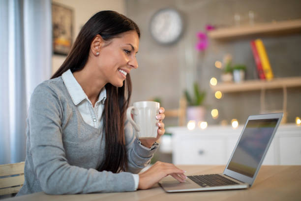 istock Young woman freelancer. 1194123715