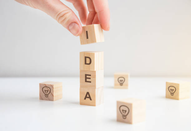 istock search and finding ideas. wooden cubes on a white background 1194137405