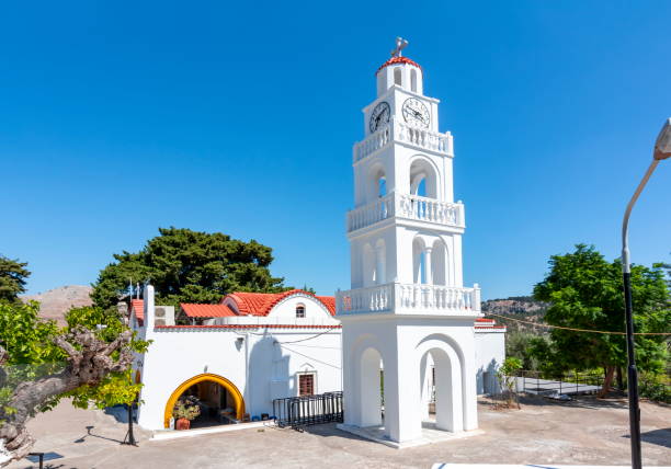 istock Tsambika monastery on Rhodes island, Greece 1194139376