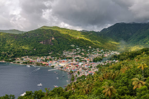 istock Small town Soufriere in Saint Lucia 1194140507