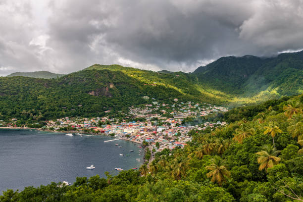 istock Small town Soufriere in Saint Lucia 1194140658