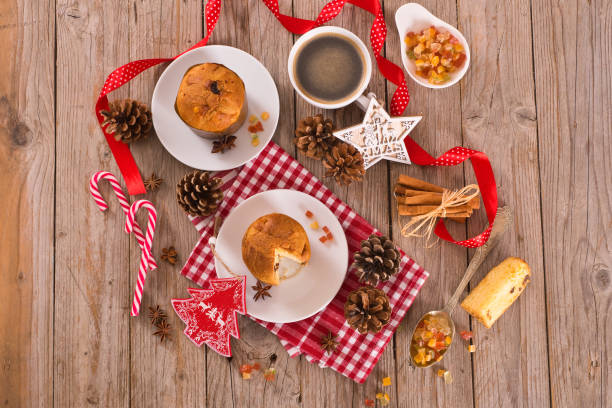 istock Panettone, italian christmas cake . 1194142948