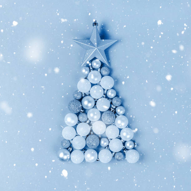 istock New Year or Christmas decoration blue toned 1194143698