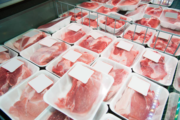 istock Meat at a butcher shop 1194147619
