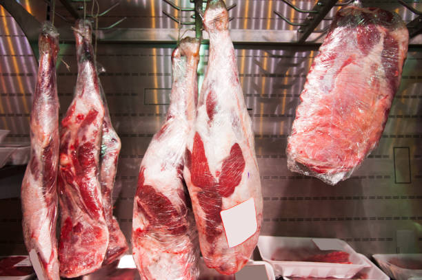 istock Meat at a butcher shop 1194147633
