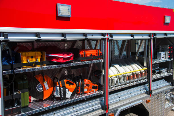 istock Rescue fire truck equipment 1194147832