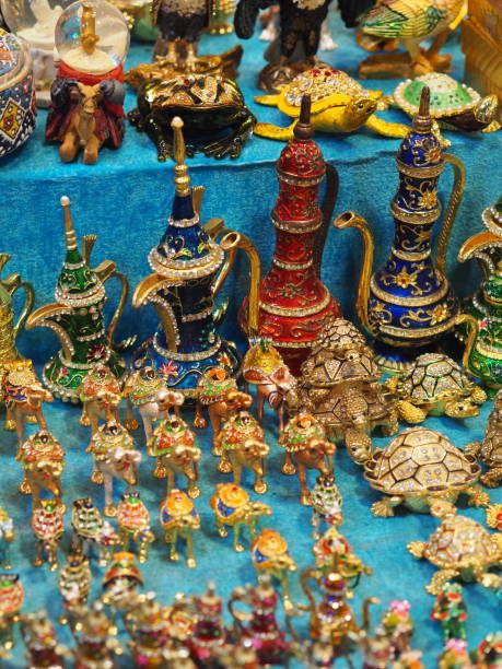 istock Teapot and camel figurines in Muscat Souk in Oman 1194150860