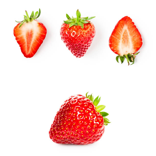 istock Strawberry fruits arrangement 1194165161