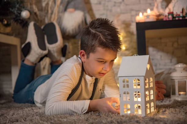 istock Cute Little Boy enjoying holiday 1194166721